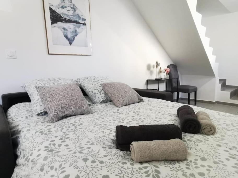 L'Elegant Duplex - Clim I Wifi I Proche Du Centre-Ville Miramas Luaran gambar